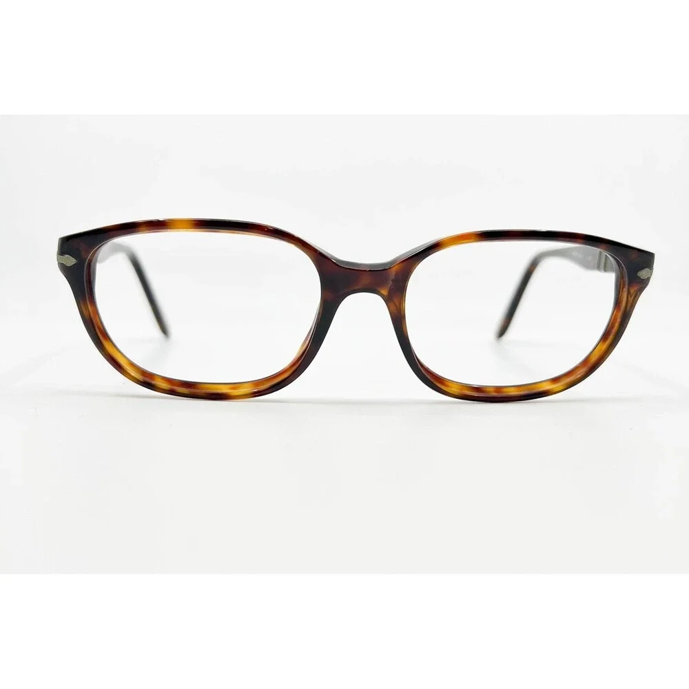 Persol Eyeglass Frames Womens Tortoise Shell Full Rim 52-16-140